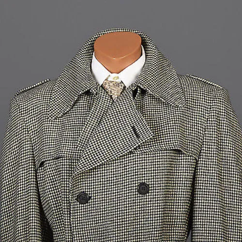 1970s Mens Mod Trench Coat