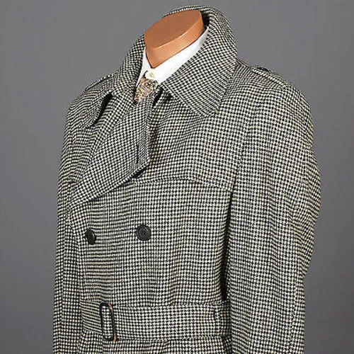 1970s Mens Mod Trench Coat