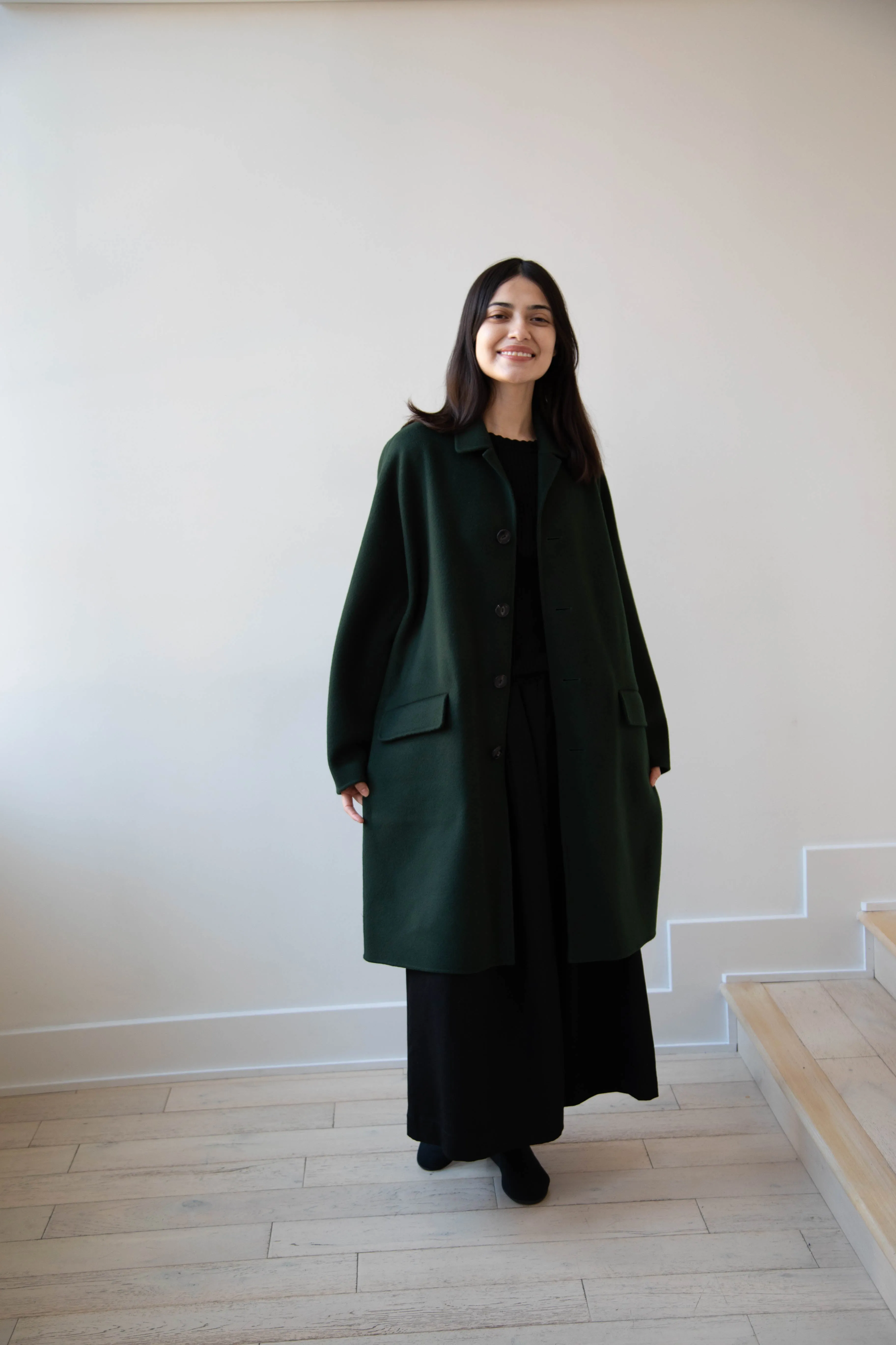 Arts & Science | Grandpa Coat in Jungle Green