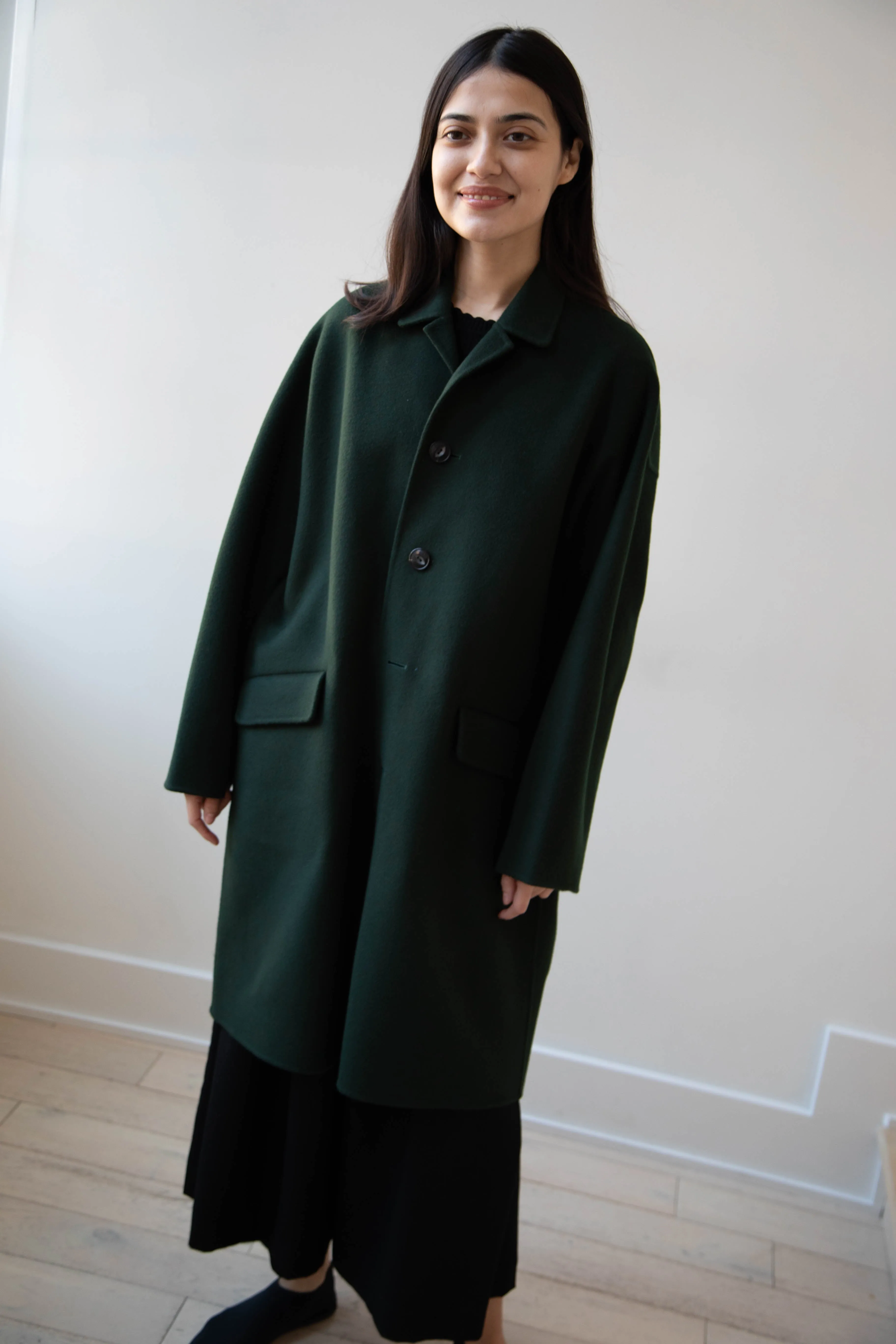 Arts & Science | Grandpa Coat in Jungle Green