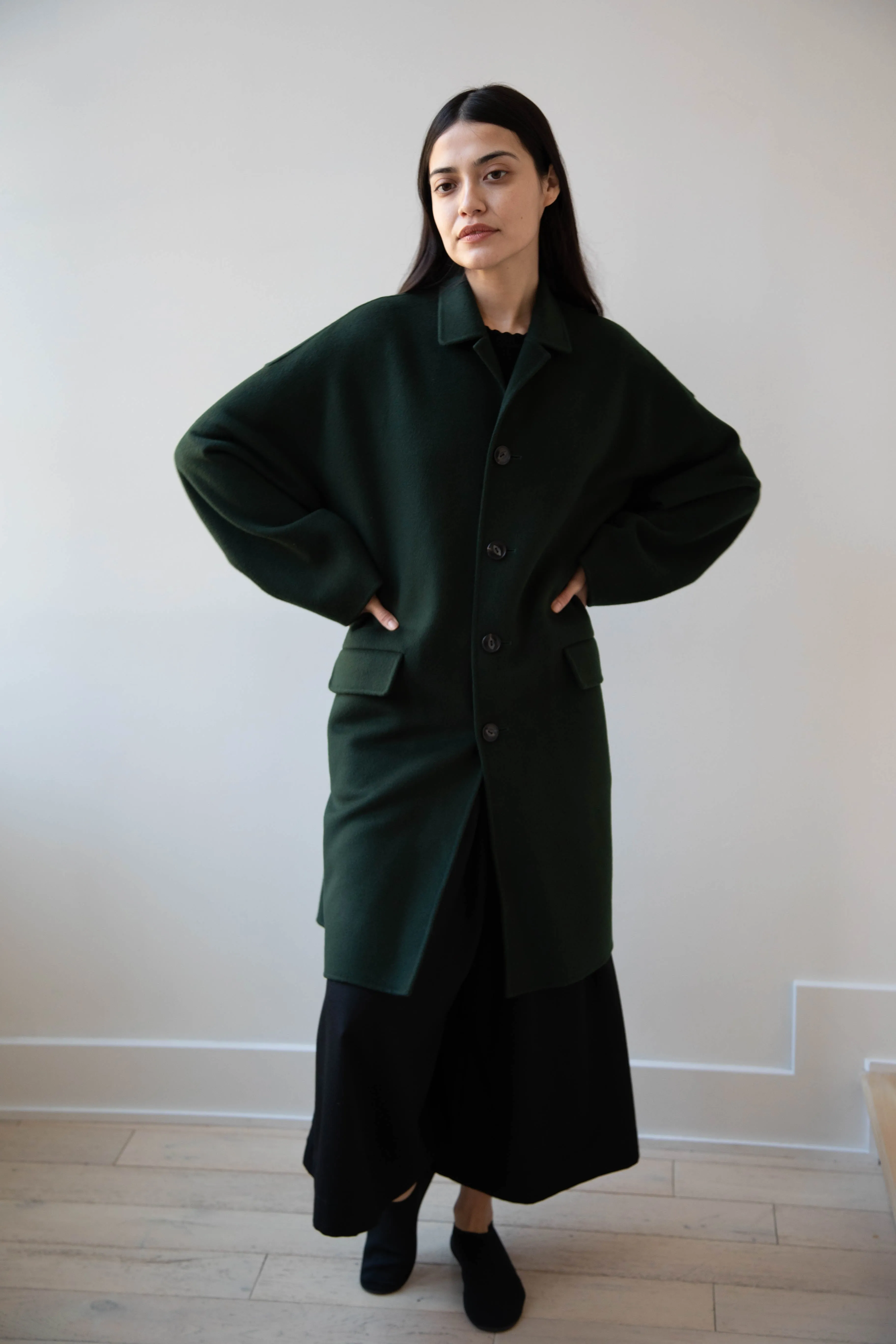 Arts & Science | Grandpa Coat in Jungle Green