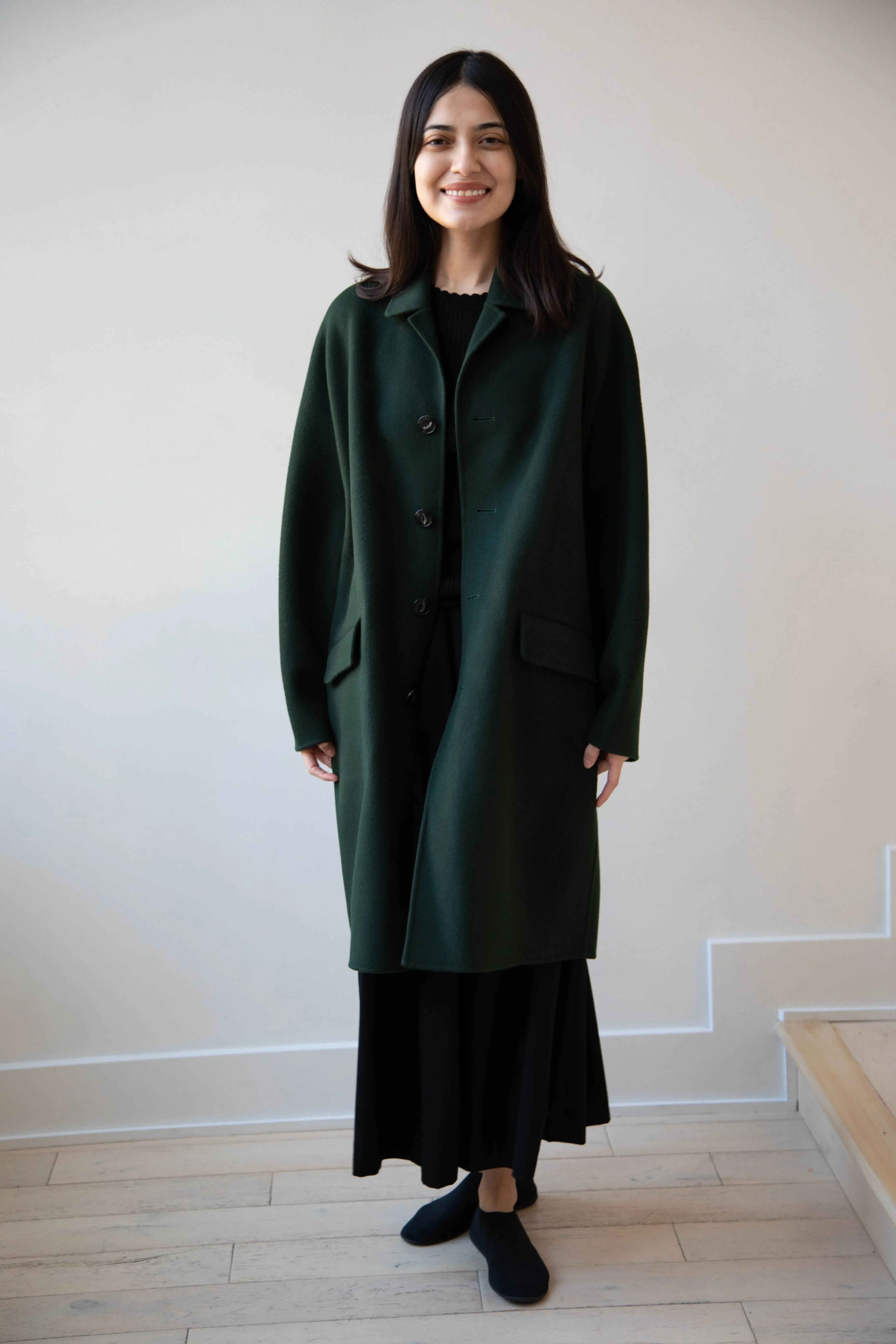 Arts & Science | Grandpa Coat in Jungle Green