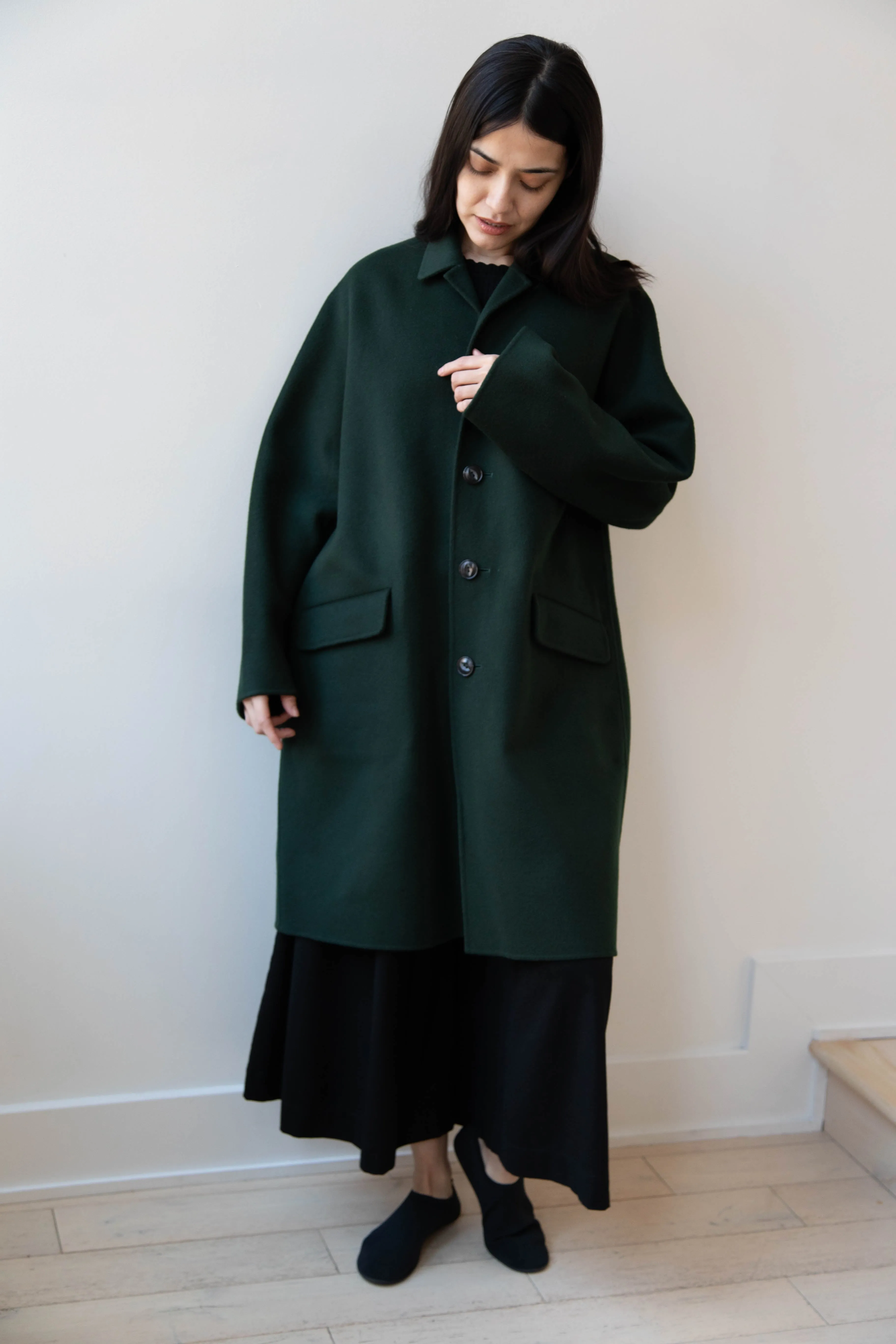 Arts & Science | Grandpa Coat in Jungle Green