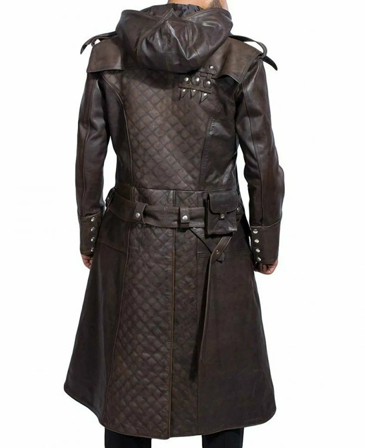 Assassins Creed Syndicate Jacob Frye Brown Trench Coat