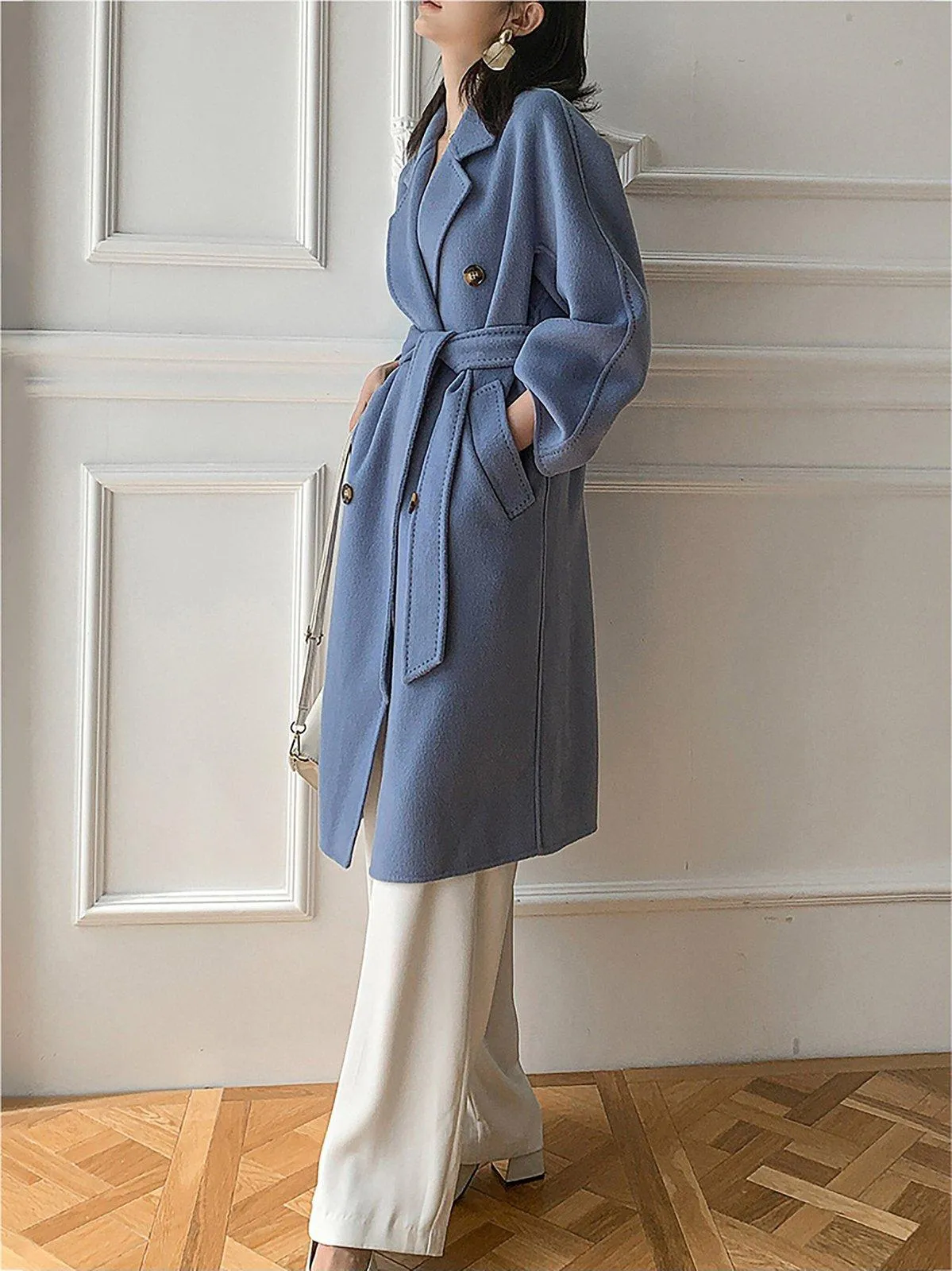 Audrey Double Breasted Wool Coat