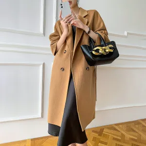 Audrey Double Breasted Wool Coat