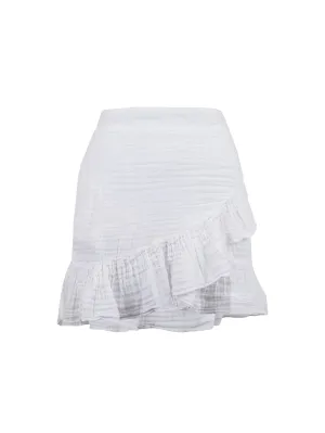 Bekka S Gauze Skirt - White