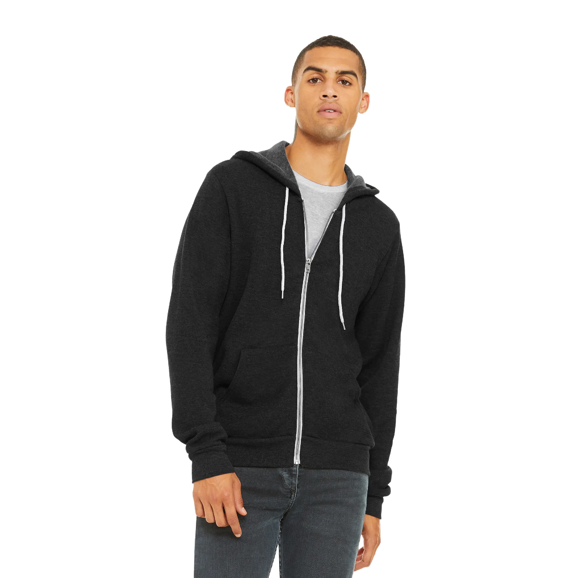 BELLA CANVAS® Unisex Sponge Fleece Zip-Up Hoodie