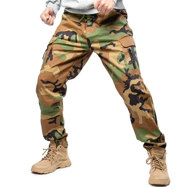 Brand Men Fashion Streetwear Cargo Pants