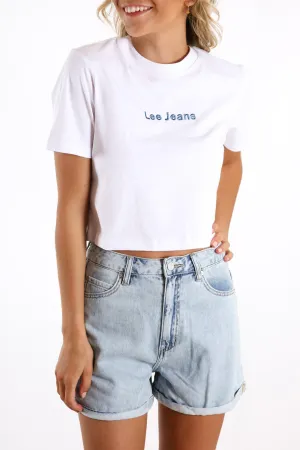 Classic Crop Tee Salt