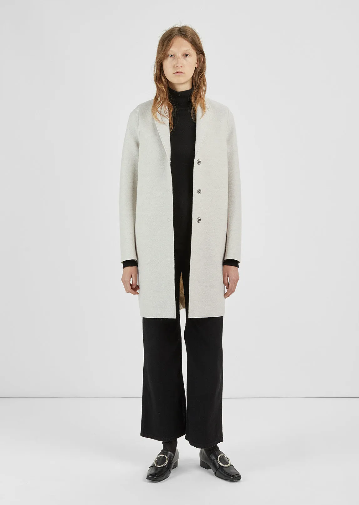 Classic Wool Cocoon Coat