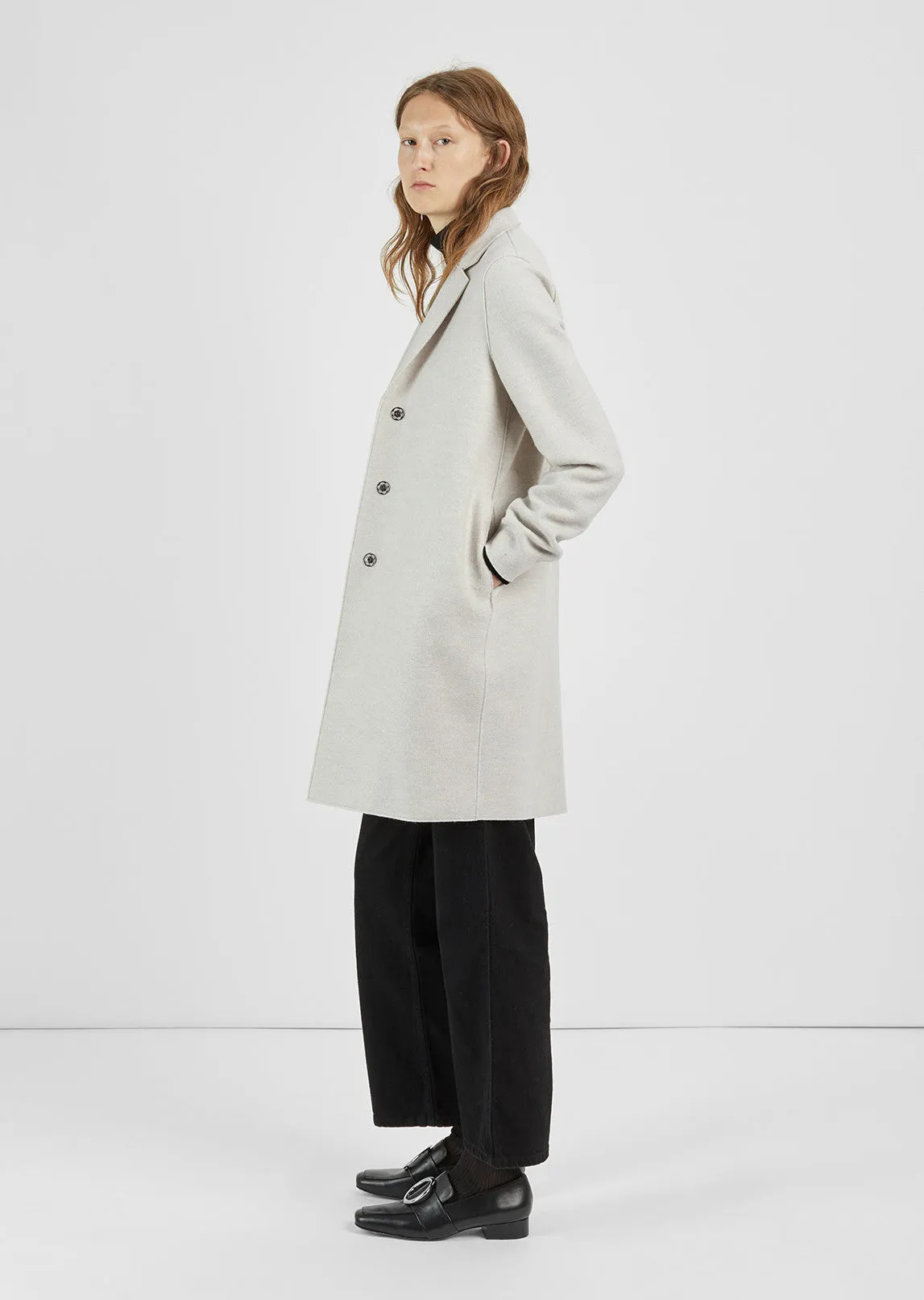 Classic Wool Cocoon Coat