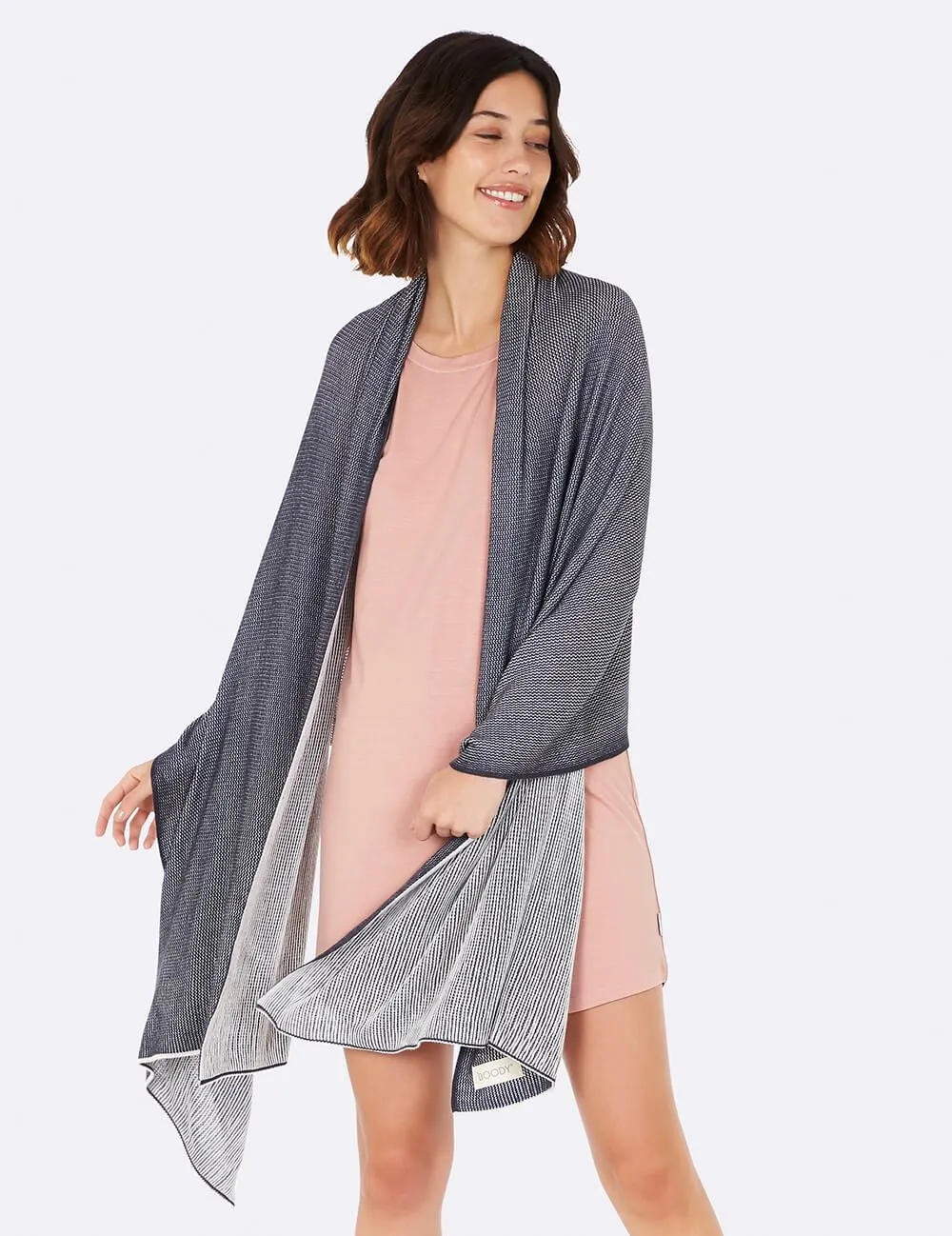 Cozy Knit Wrap Storm