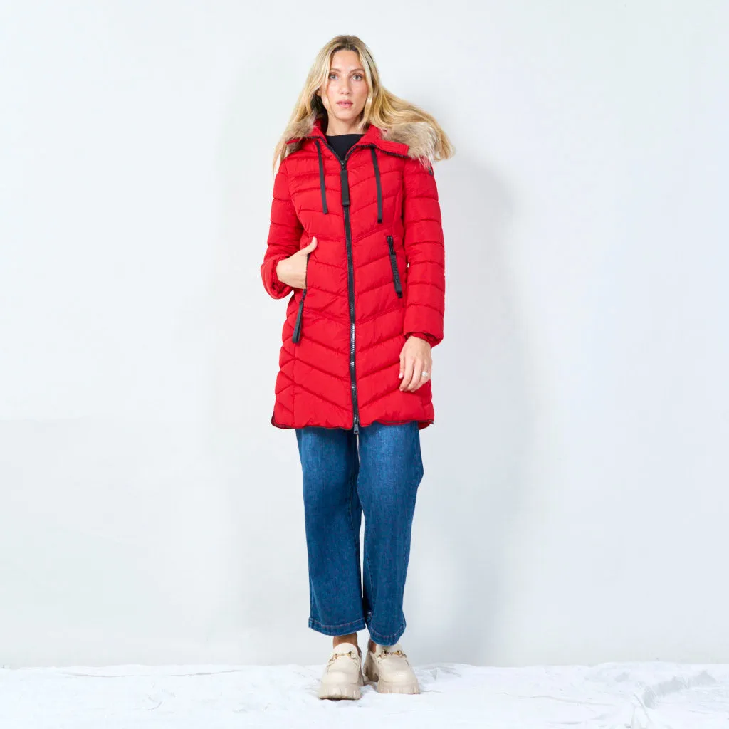 Cozy quilted winter coat wholesale