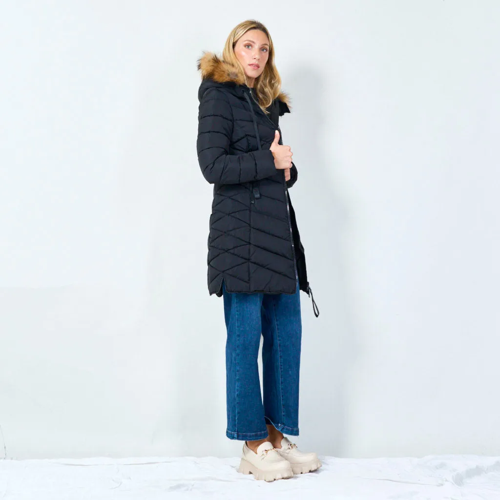 Cozy quilted winter coat wholesale