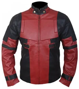 Deadpool Ryan Reynolds Genuine Leather Jacket