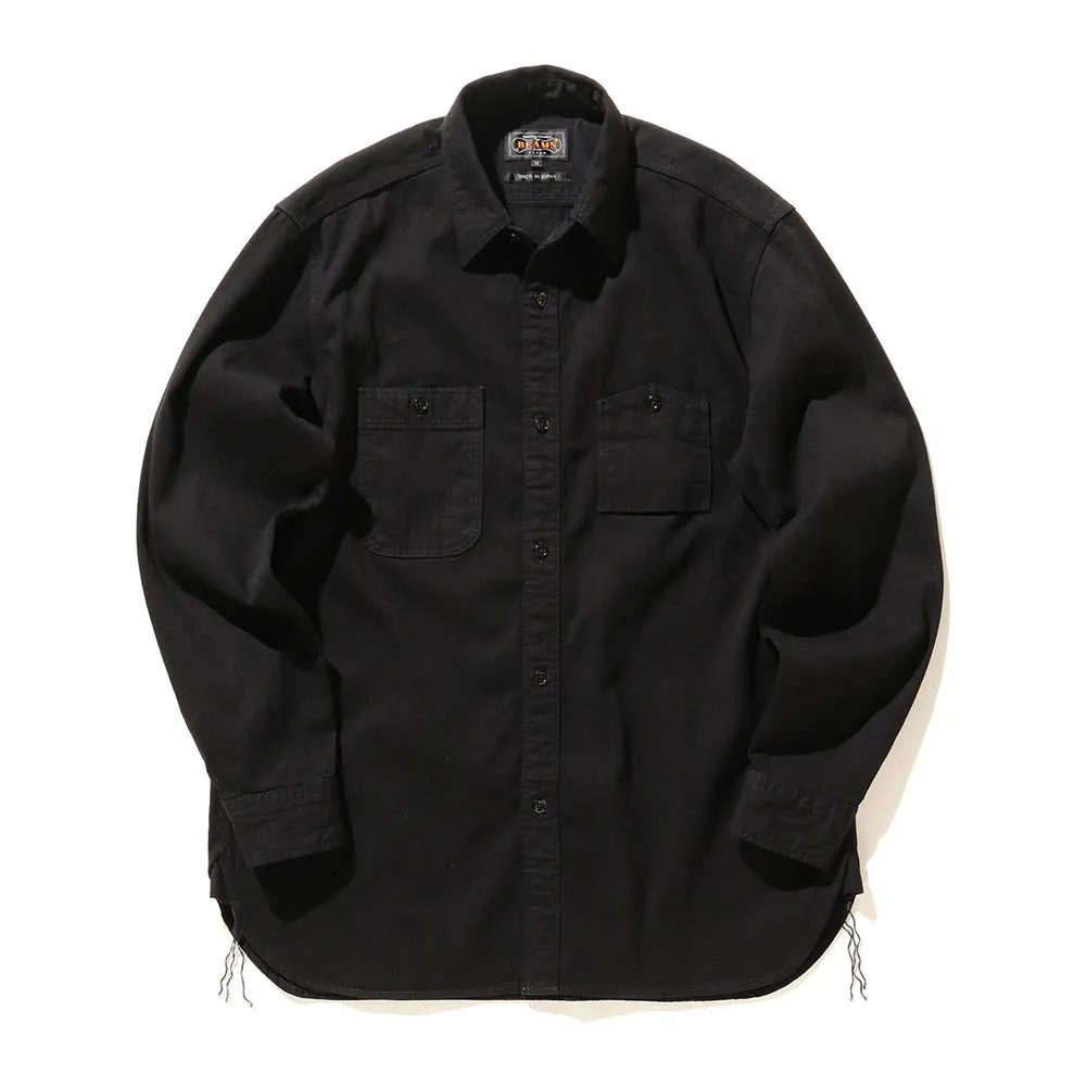 Denim Work Shirt - Black