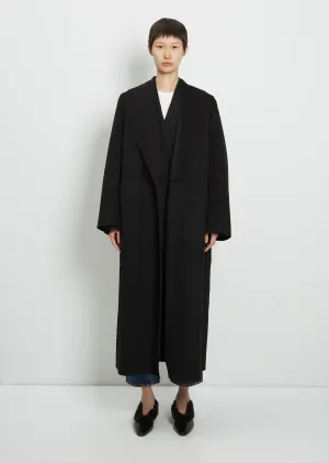 Double-Faced Wool Robe Coat