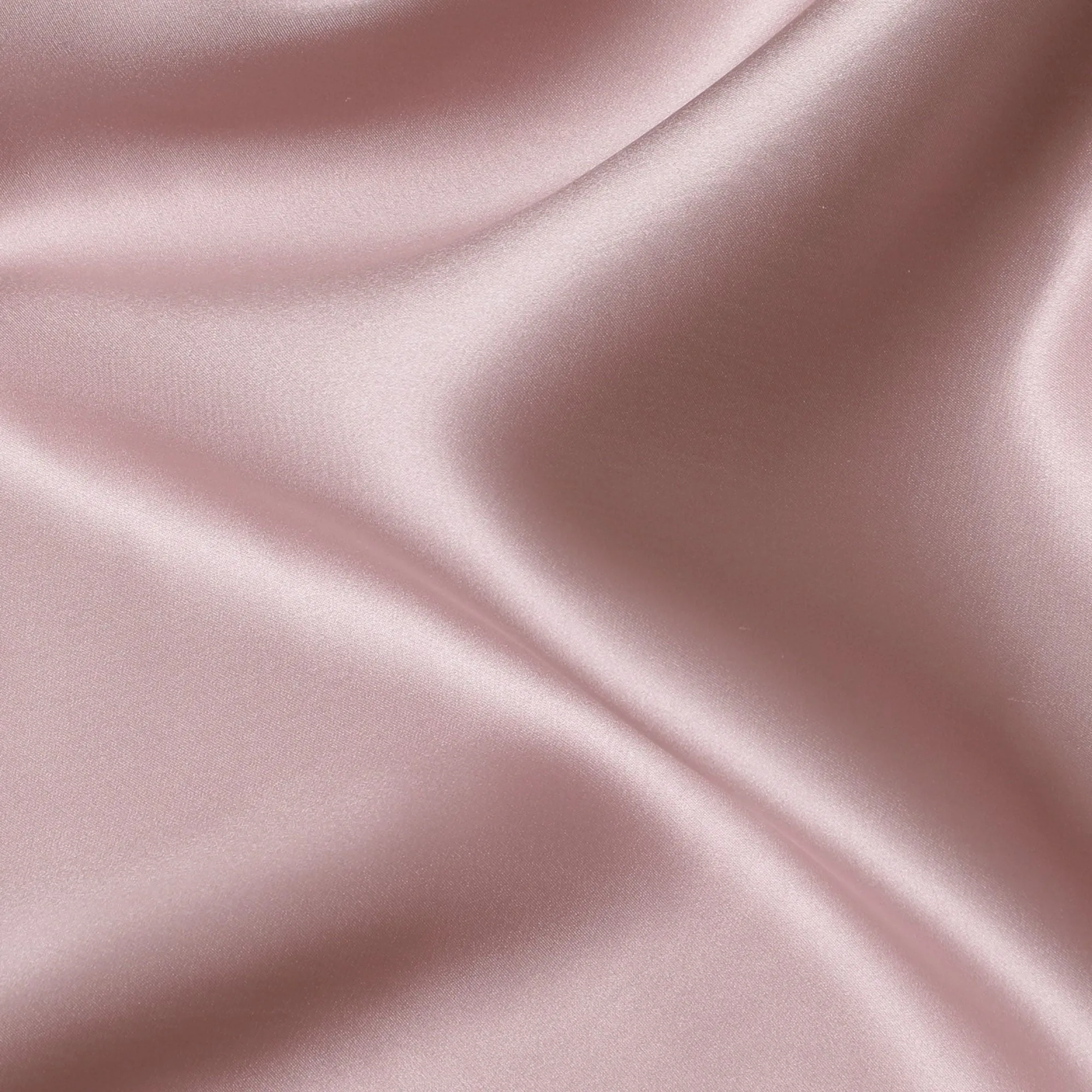 Dusty Rose Pink Pure Silk Satin Fabric, 110cm Wide - Buy Online-D18364