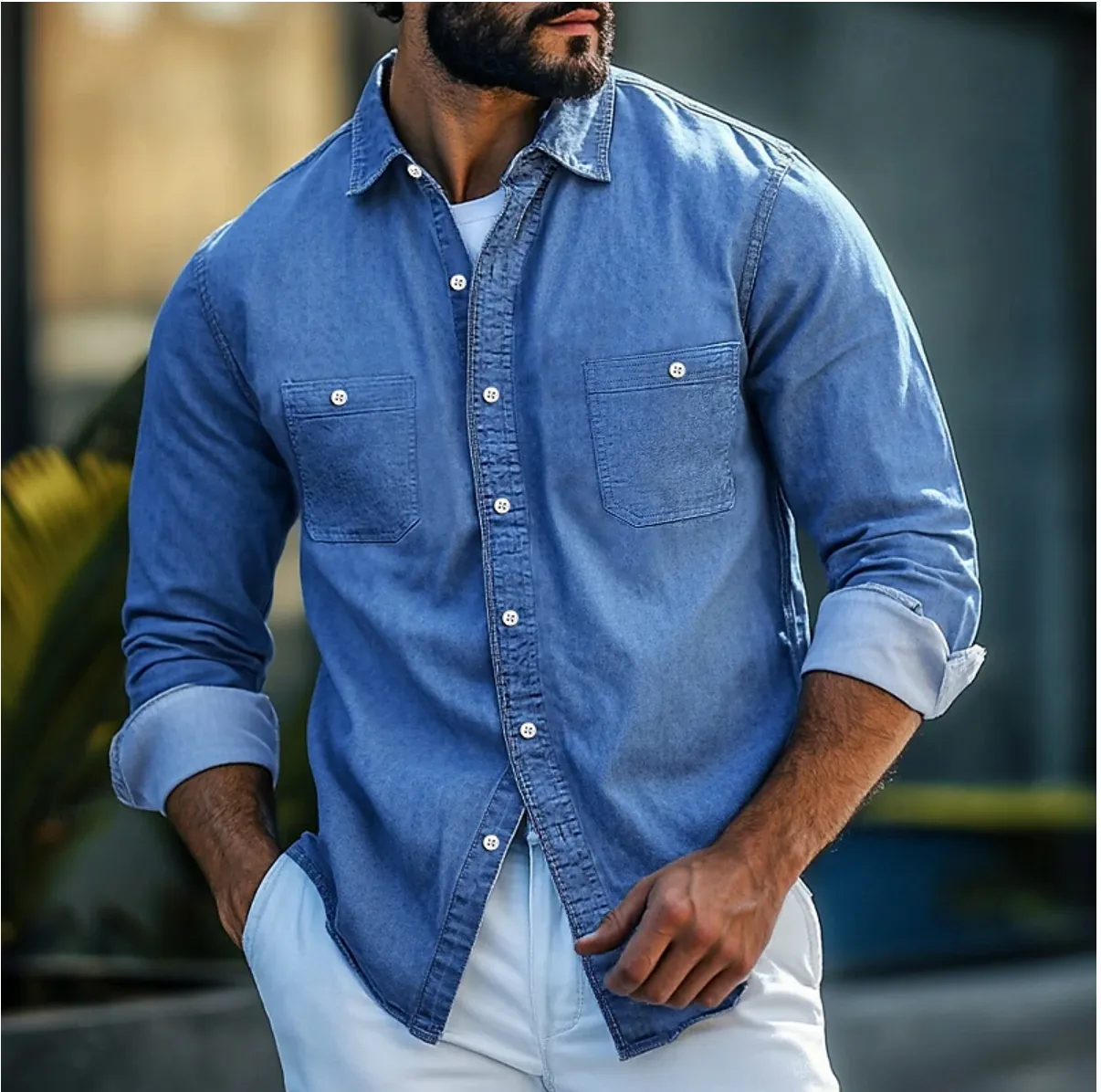 Erwin - Denim Shirt for Men