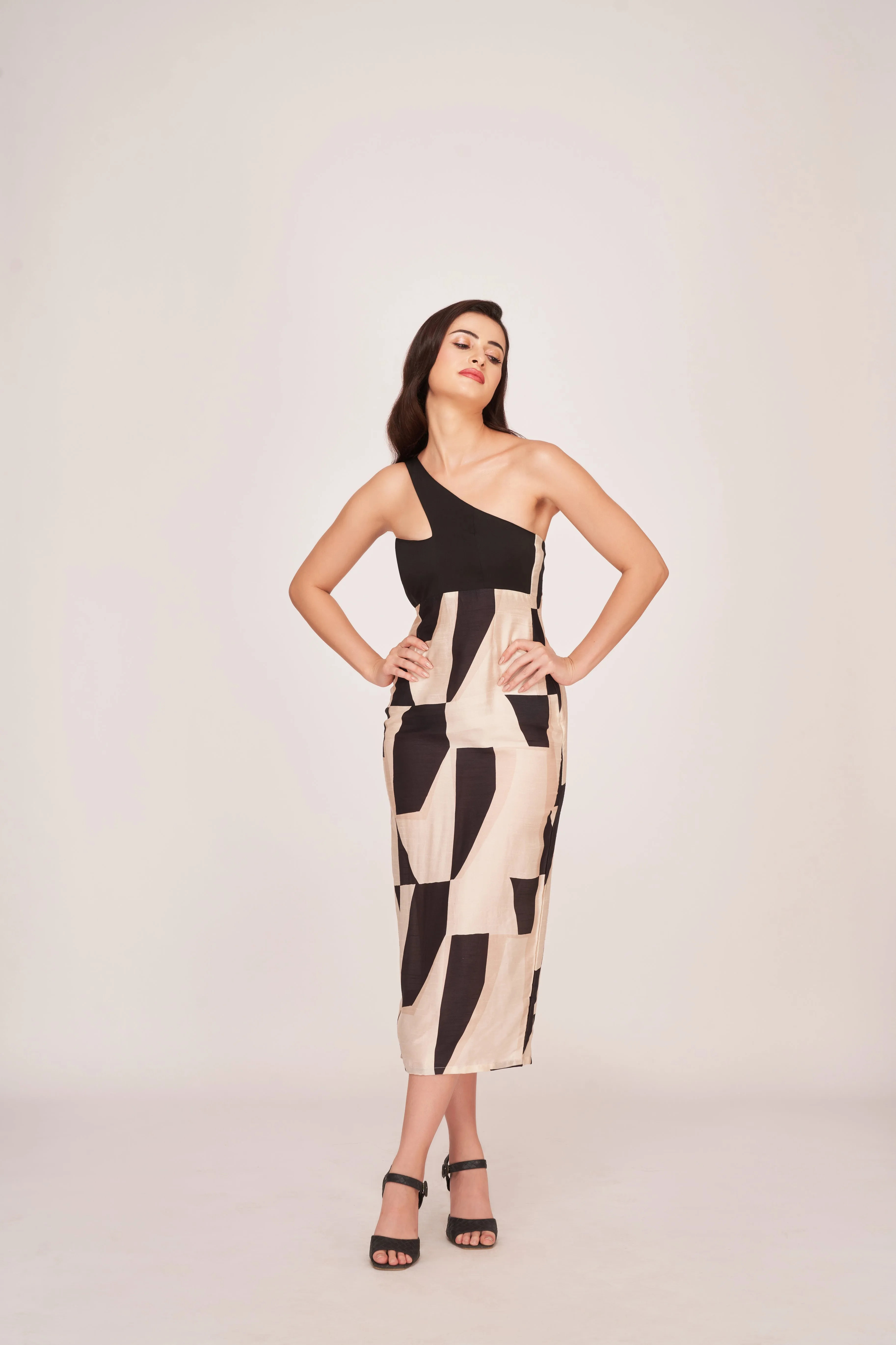 Eternal Chic Abstract Dress