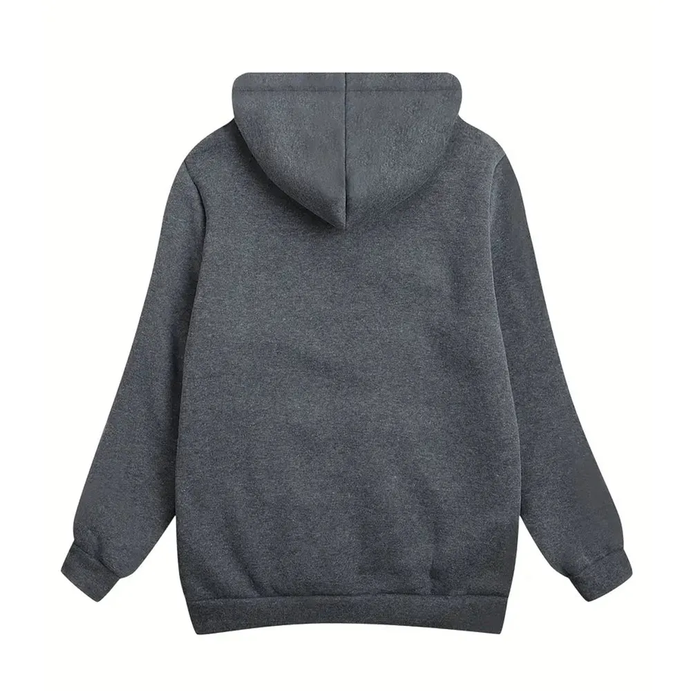 Fleece-Lined Zip-Up Hoodie