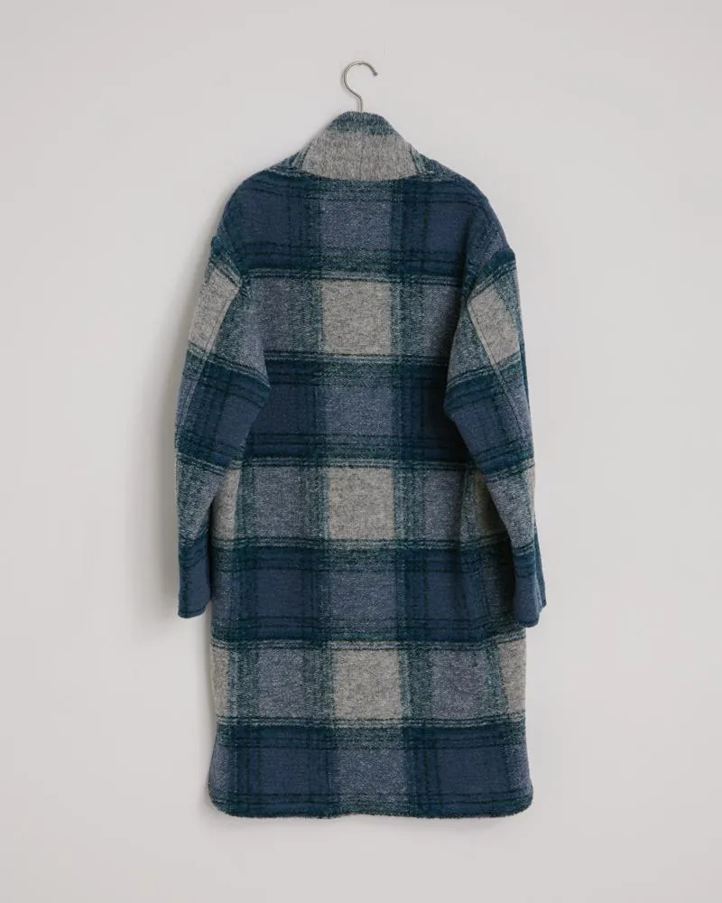 Gabriel Coat in Greyish Blue