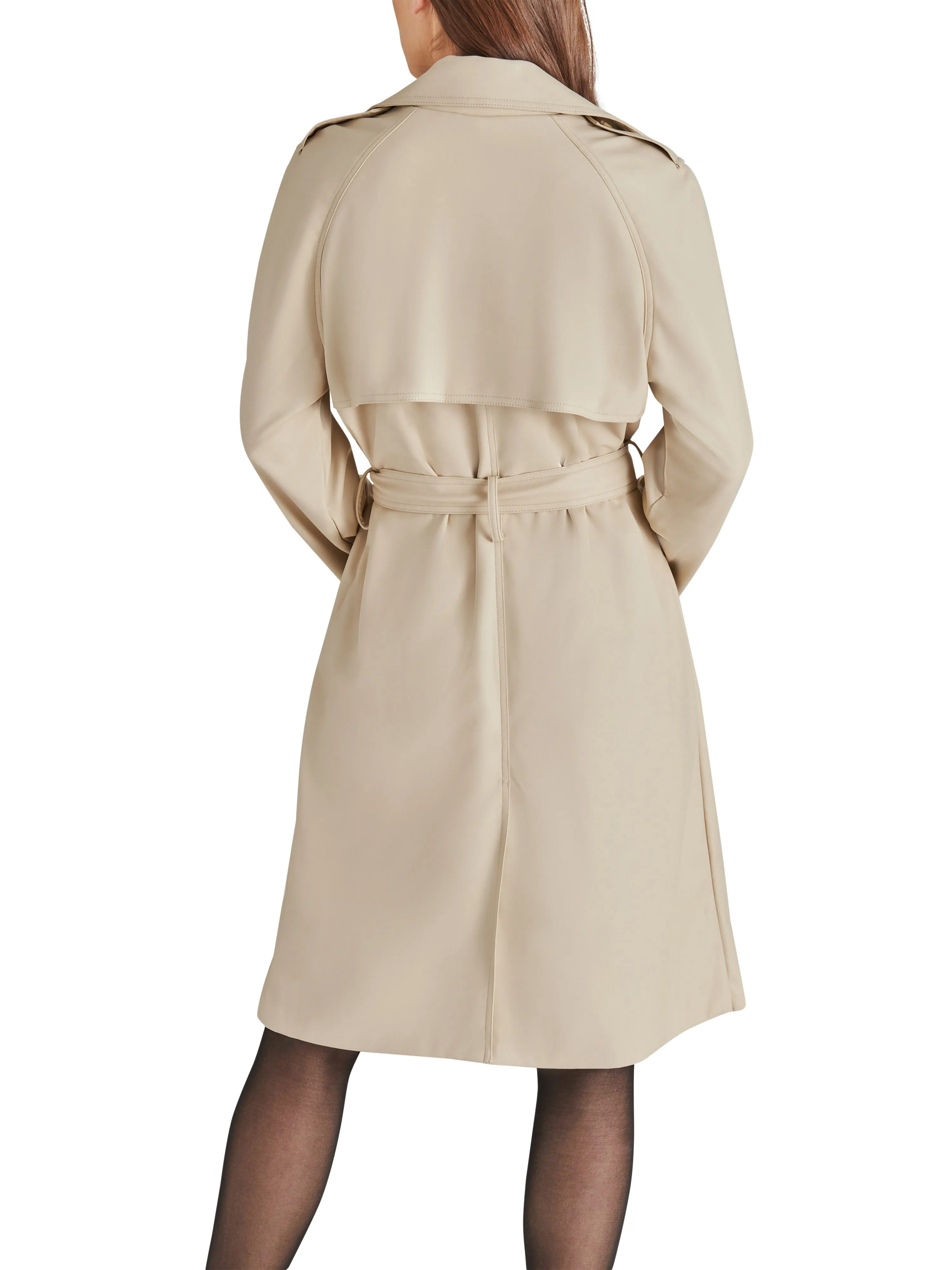 ILIA TRENCH COAT - BONE