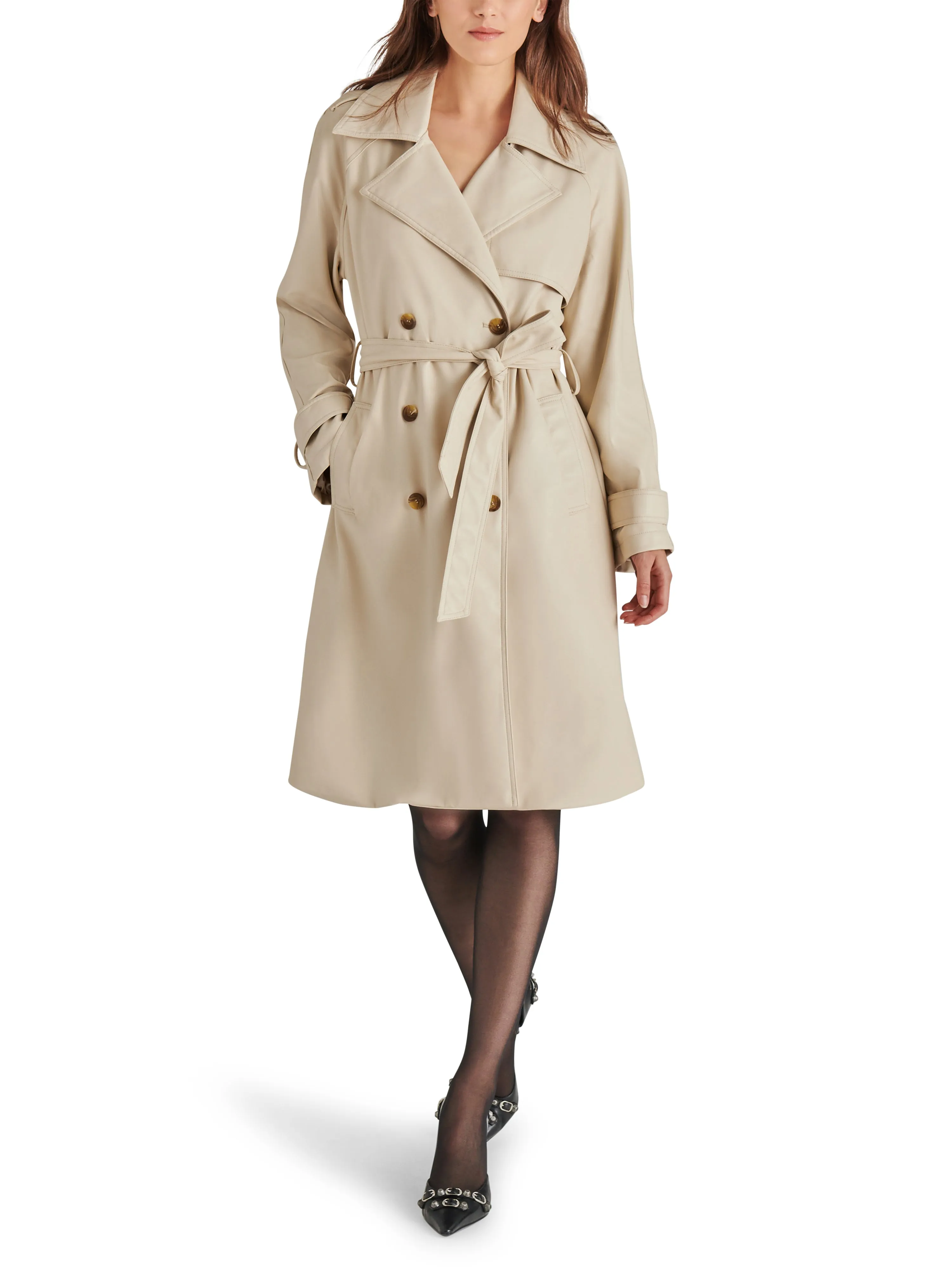 ILIA TRENCH COAT - BONE