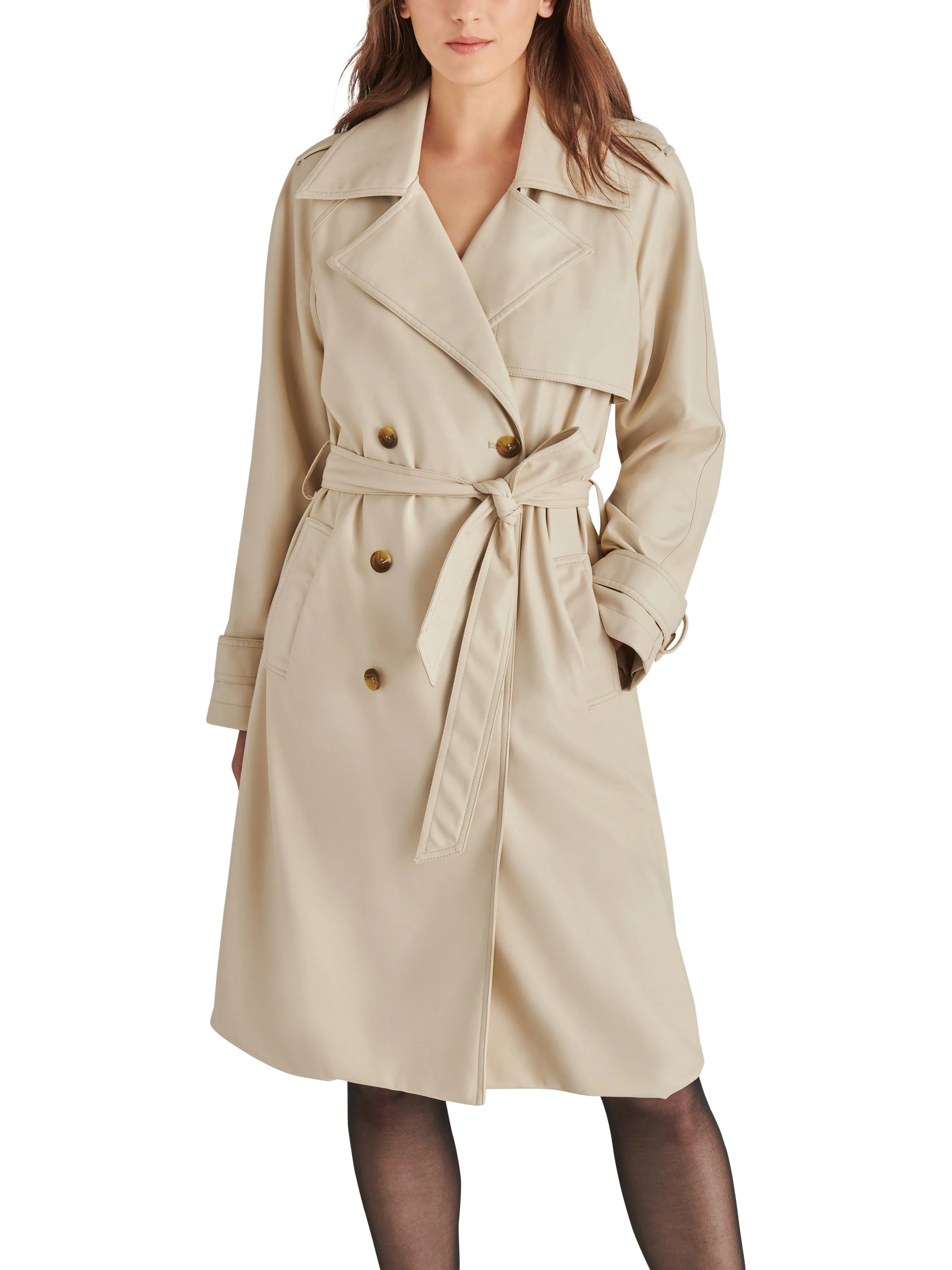 ILIA TRENCH COAT - BONE