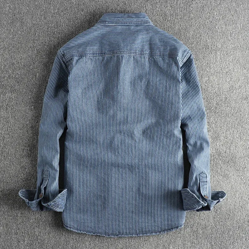 Ivyshape | Classic Vintage Denim Shirt