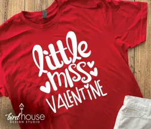 Little Miss Valentine, Cute Valentine's Day Shirt