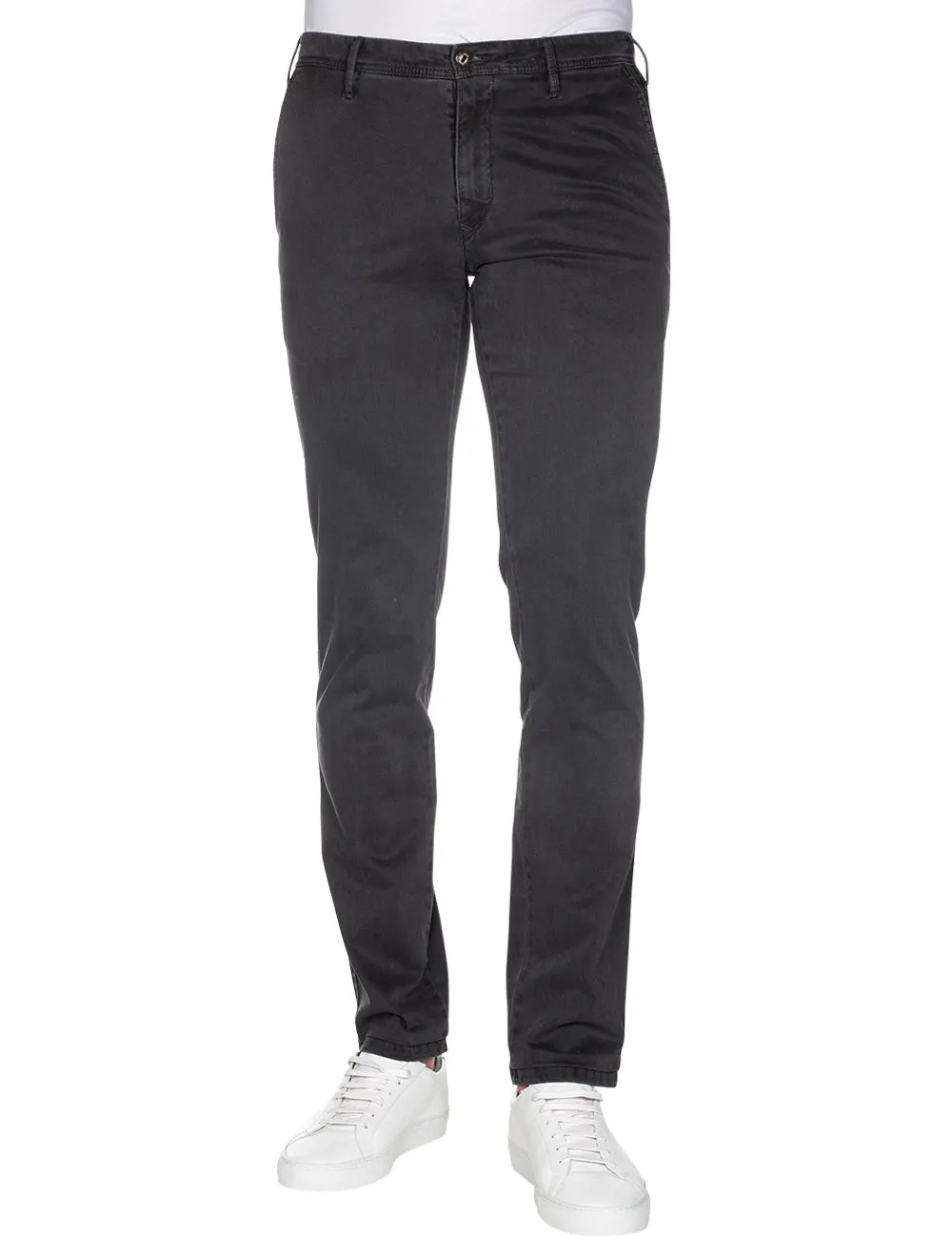 Lupus Slim Fit Cotton Trouser Grey