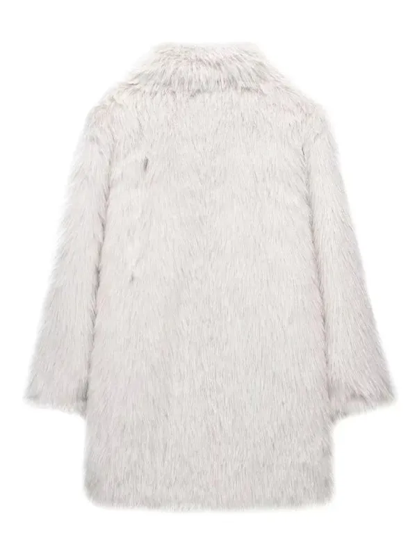 Luxurious Winter Essential Faux Fur Lapel Coat