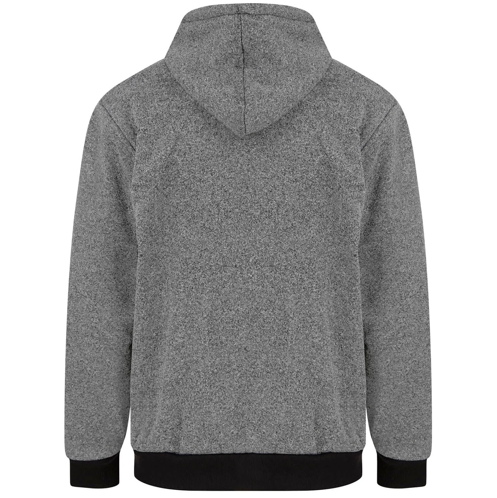 Mens Thick Fleece Lined Hoodie Full Zip Casual Jacket