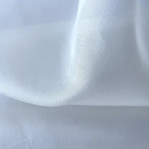 Pale Natural Silk Organza