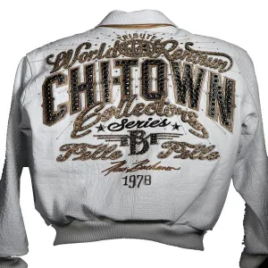 Pelle Pelle Chi-Town White Leather Jacket