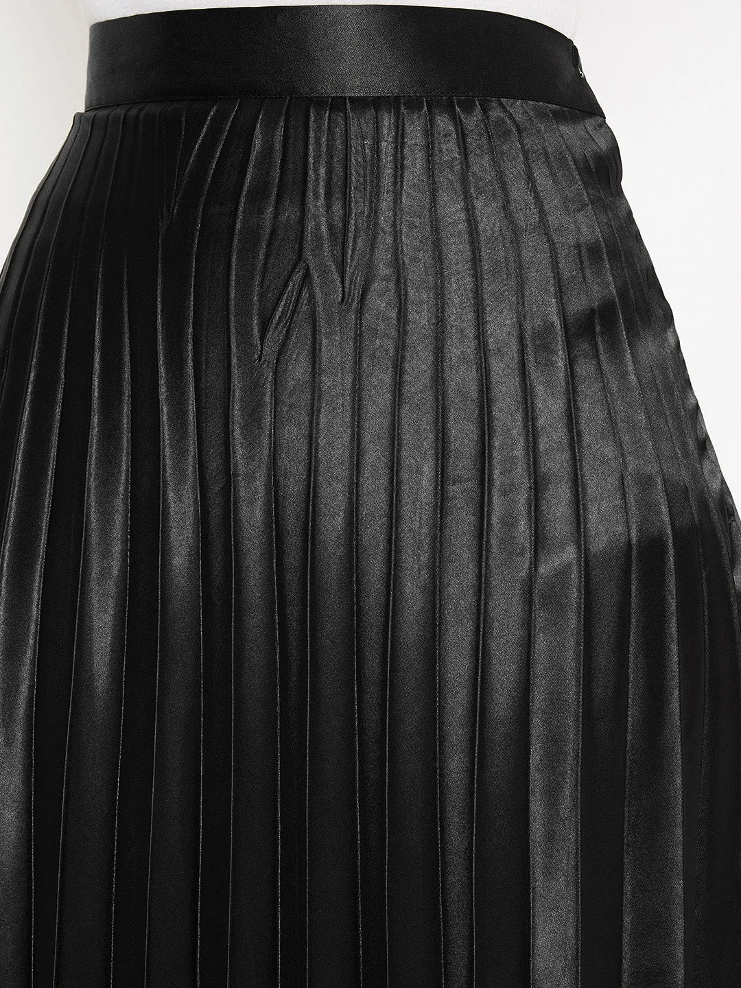 Pleated Midi Skirt