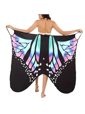 Sexy Butterfly Cover Up Women's Sarong Wrap Skirt Beachwear