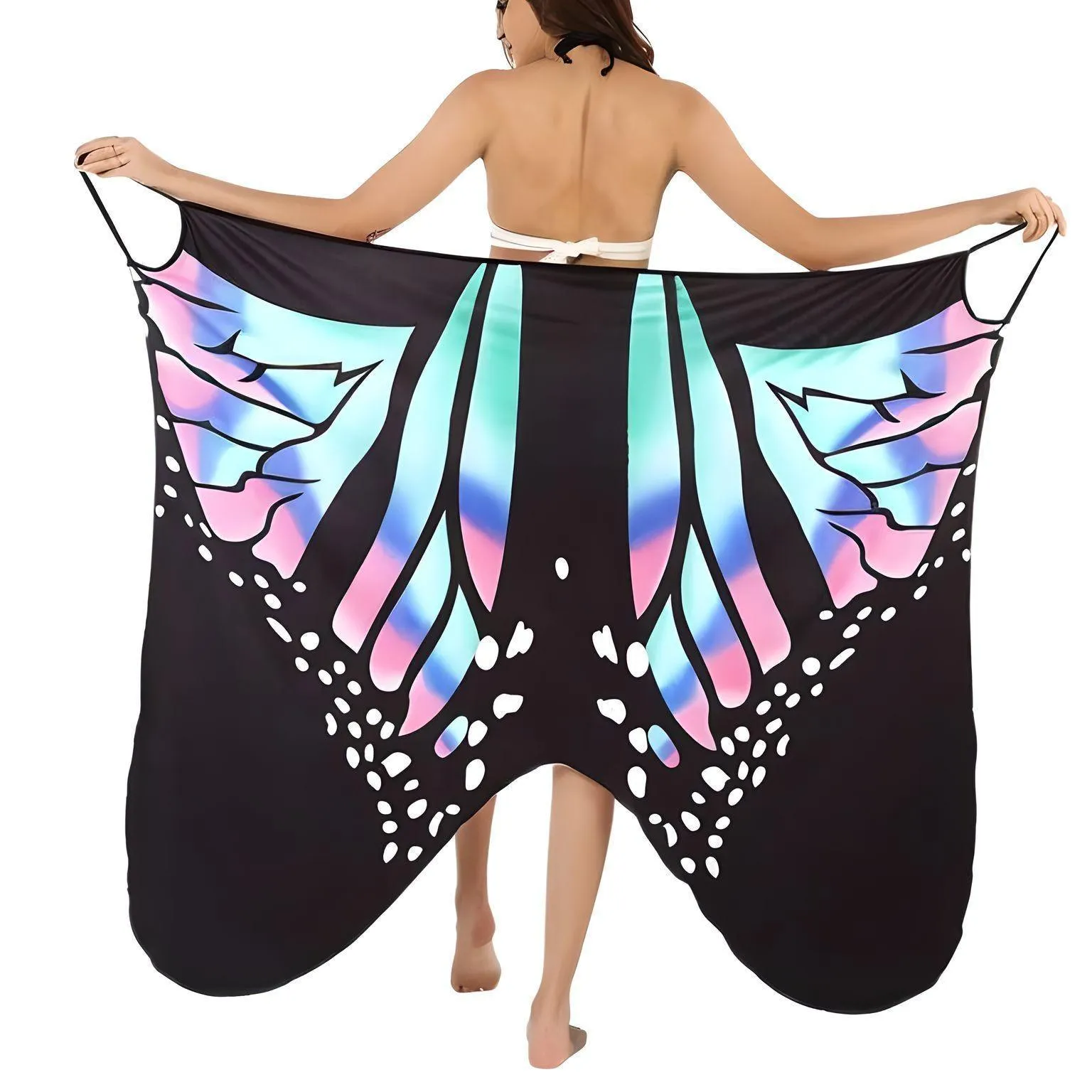 Sexy Butterfly Cover Up Women's Sarong Wrap Skirt Beachwear