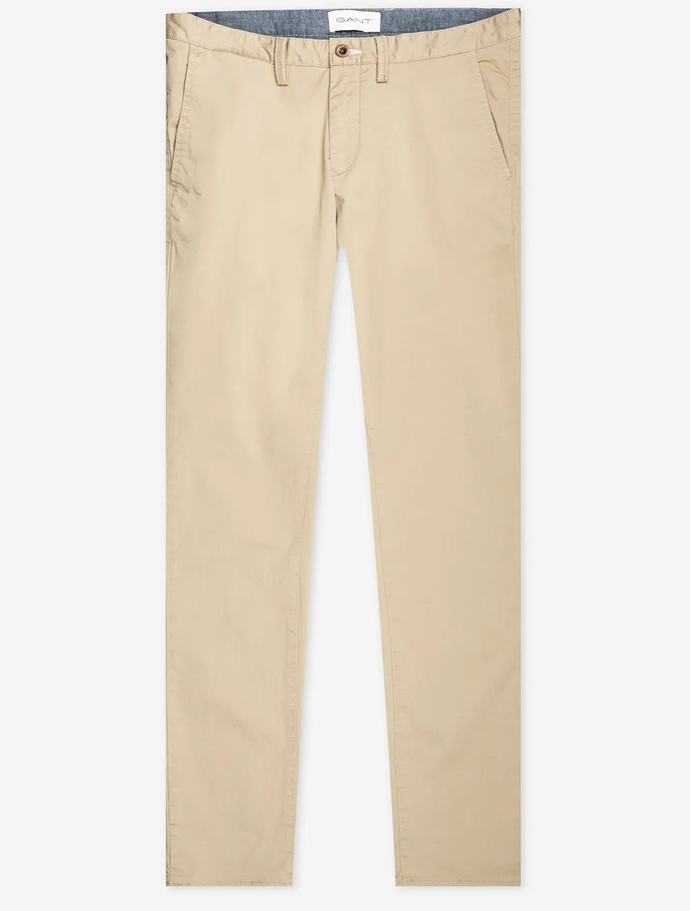 Slim Twill Chinos Dark Khaki