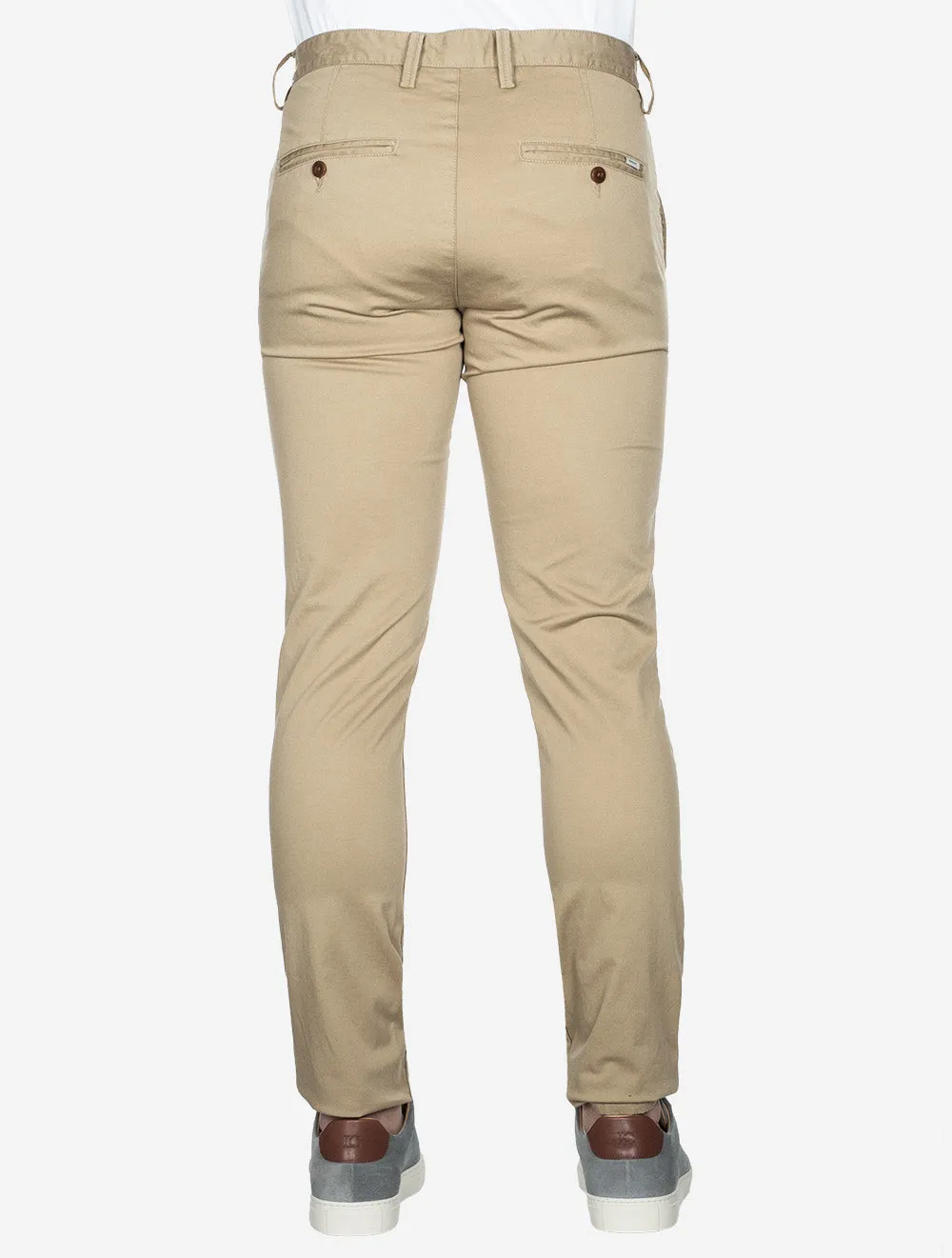 Slim Twill Chinos Dark Khaki