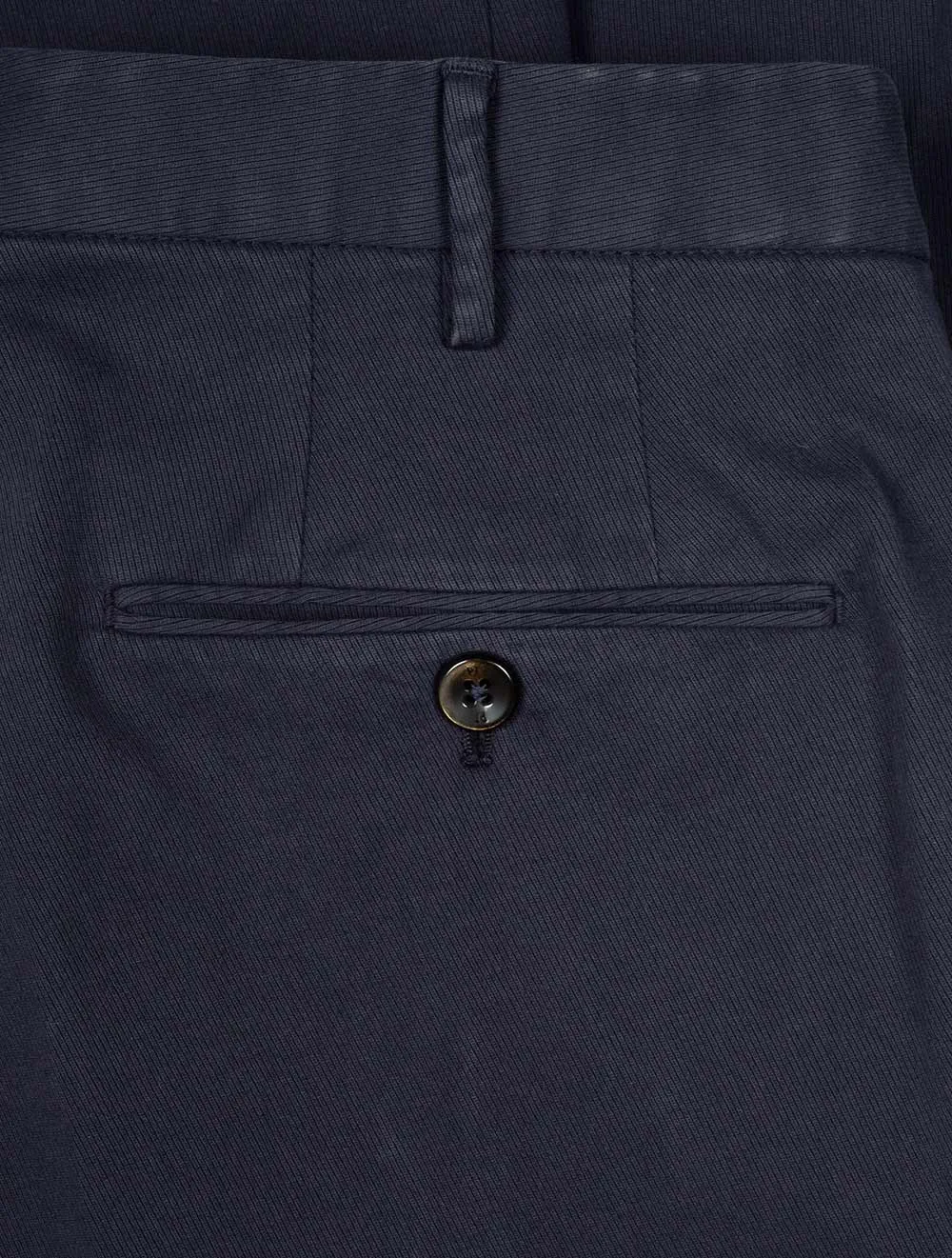 Stretch Cotton Chinos Navy