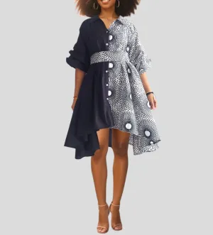 Stylish & Comfortable Women's African Print Dress/Coat