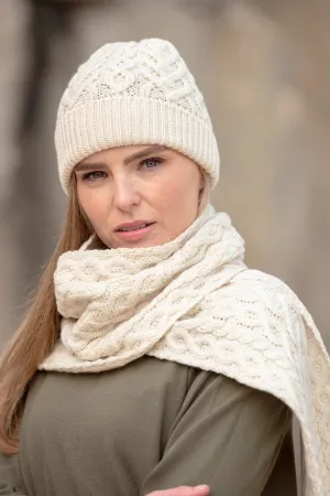 Super Soft Aran Hat & Scarf Set