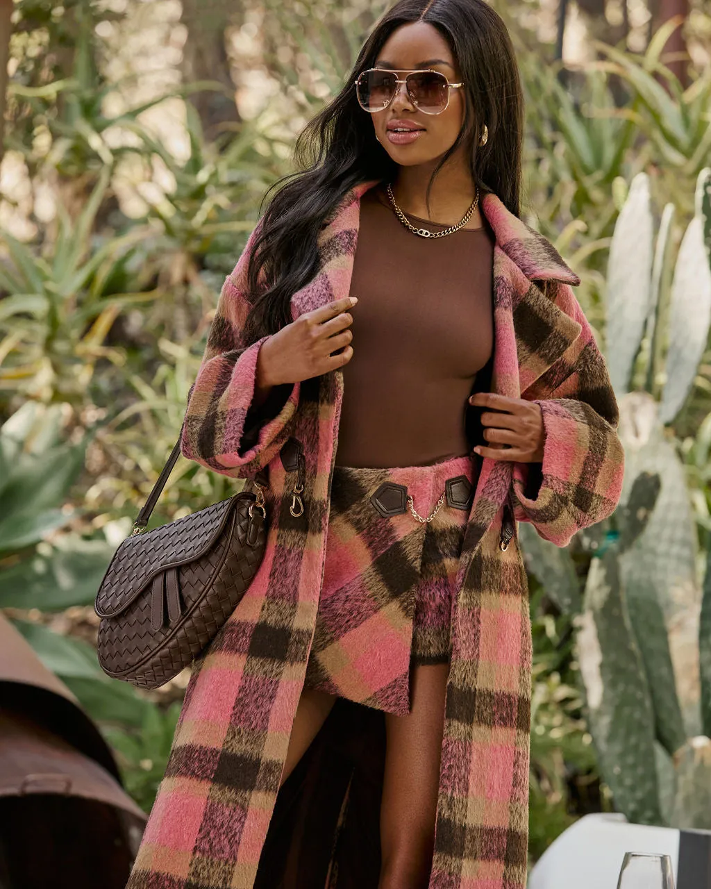 Sylvester Plaid Coat