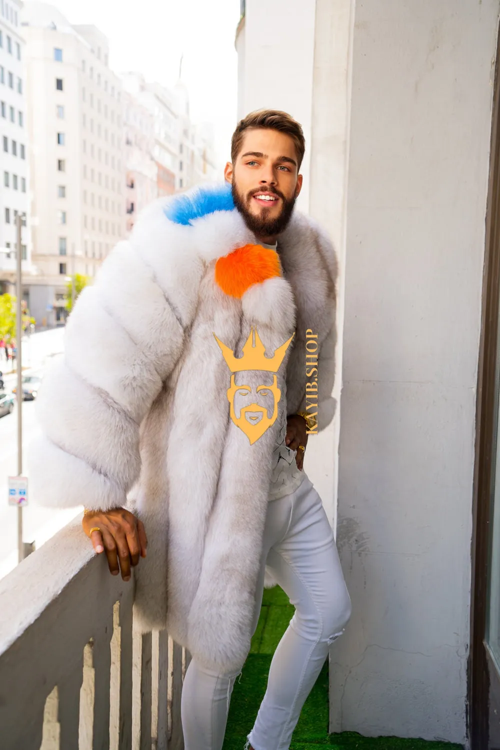 Winter Luxurious Fox Fur Coats for Men - Elevate Your Style and Warmth